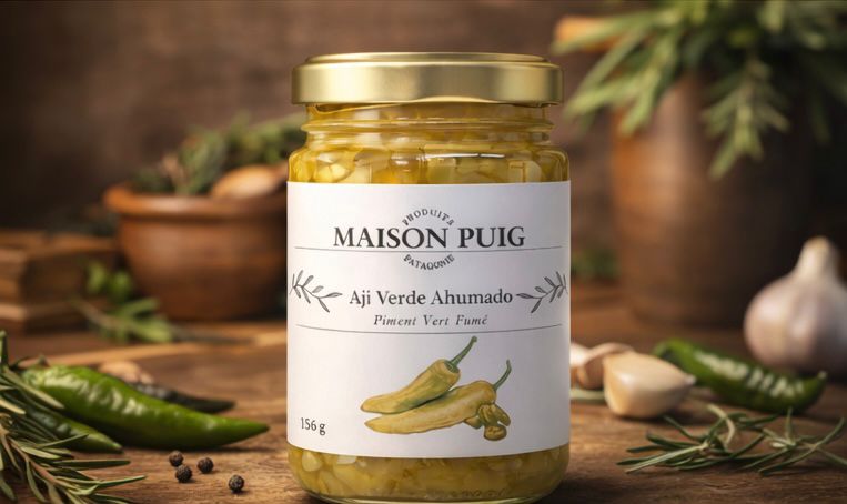 Ají verde ahumado artesanal Maison Puig